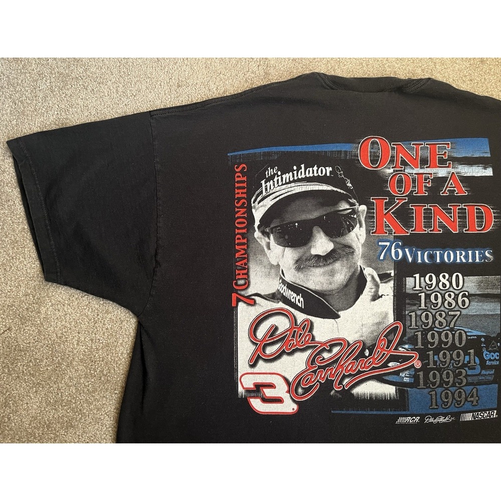 Vintage Dale Earnhardt T Shirt One Of A Kind Competitors View Short Sleeve XXL - Picture 14 of 16